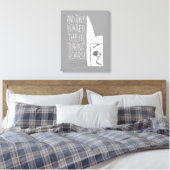 En ze hebben hun verschrikkelijke roeren gerooid. canvas afdruk (Insitu (Slaapkamer))