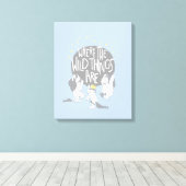 En ze hebben hun verschrikkelijke roeren gerooid. canvas afdruk (Insitu (Houten vloer))