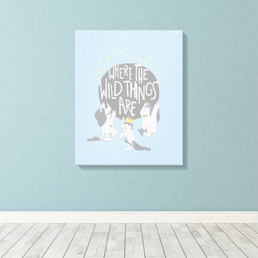 En ze hebben hun verschrikkelijke roeren gerooid. canvas afdruk (Insitu (Houten vloer))