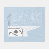 En ze hebben hun verschrikkelijke roeren gerooid. fleece deken (Voorkant (Horizontaal))