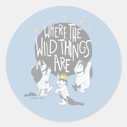 En ze hebben hun verschrikkelijke roeren gerooid. ronde sticker (Voorkant)