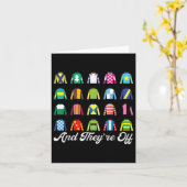 En ze hebben paardenrennen Derby Day Funny Silks Kaart (Gele Bloem)