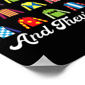 En ze hebben paardenrennen Derby Day Funny Silks Poster (Hoek)