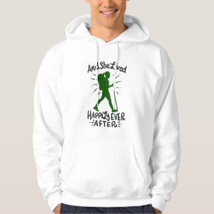 En ze leefde gelukkig na het wandelen hoodie