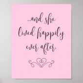 En ze leefde gelukkig na Poster (Voorkant)