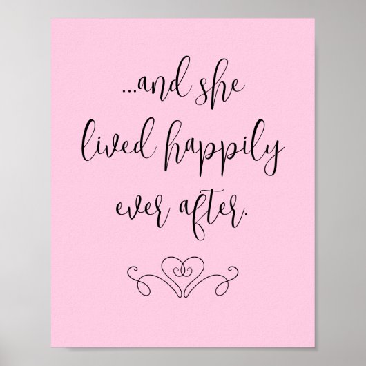 En ze leefde gelukkig na Poster (Voorkant)