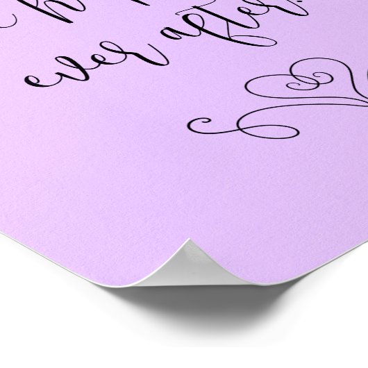 En ze leefde gelukkig na Poster (Hoek)