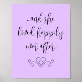 En ze leefde gelukkig na Poster (Voorkant)