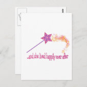 En ze leefde gelukkig ook na briefkaart (Voorkant / Achterkant)