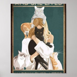 En ze leefde gelukkig ook na poster