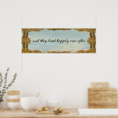 En ze leefden gelukkig ook na een feilloze verkoop poster (Keuken)