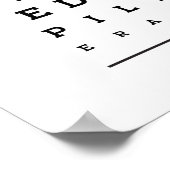 En ze leefden gelukkig vol na de ooggrafiek poster (Hoek)