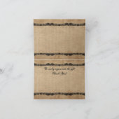 En ze leefden nog lang en gelukkig dank je wel bedankkaart (Binnen)