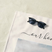 En ze leefden nog lang en gelukkig na het huwelijk strandlaken (In situ)