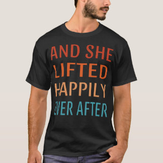 En ze tilde zwaar op na de Gym Funny Fitnes T-shirt