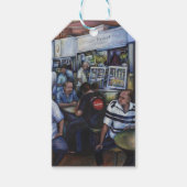 En... ze trouwde met de postbode cadeaulabel (Voorkant)