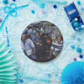 En... ze trouwde met de postbode papieren bordje (Feest)