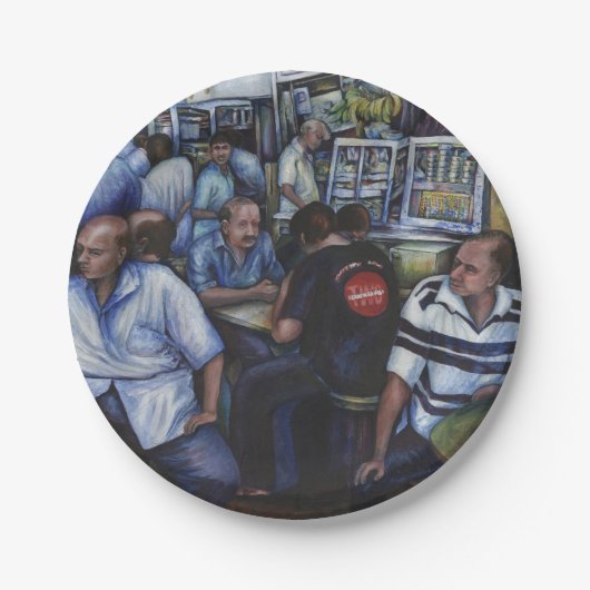 En... ze trouwde met de postbode papieren bordje (Voorkant)