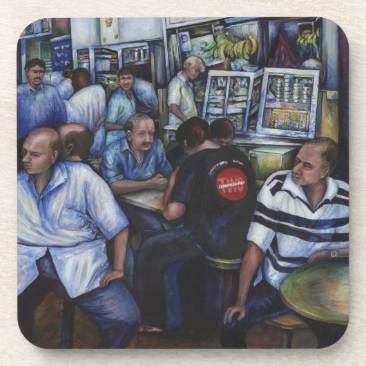 En... ze trouwde met de postbode, Singapore Bier Onderzetter (Voorkant)