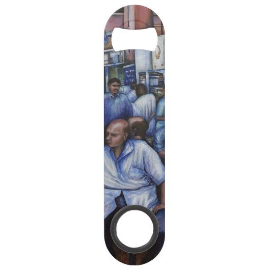 En... ze trouwde met de postbode, Singapore Speed Flessenopener (Achterkant)