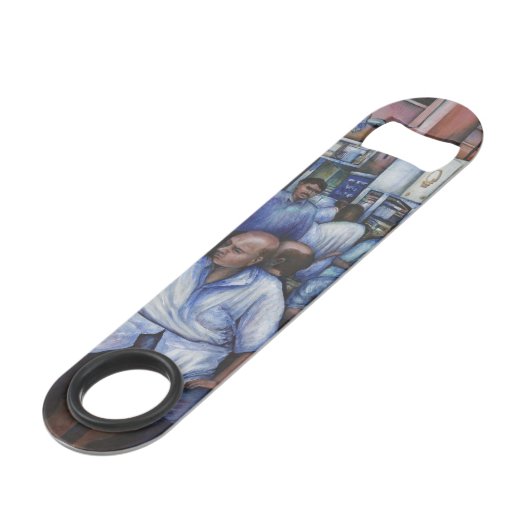 En... ze trouwde met de postbode, Singapore Speed Flessenopener (Achterkant Gekanteld)