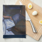 En... ze trouwde met de postbode theedoek (Quarter Fold)