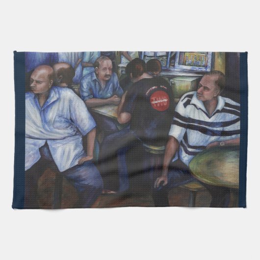 En... ze trouwde met de postbode theedoek (Horizontaal)