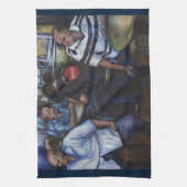 En... ze trouwde met de postbode theedoek (Verticaal)