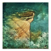 En ze vertrouwde haar reis... foto afdruk (Voorkant)