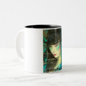 en ze wacht op reddwine.com tweekleurige koffiemok (Voorkant links)