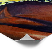 En ze zijn uit, paardenraces poster (Hoek)