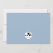 En ze zijn van paardenraces uitnodigen kaart (Achterkant)