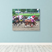 En ze zijn weg bij Saratoga Canvas Afdruk (Insitu (Houten vloer))