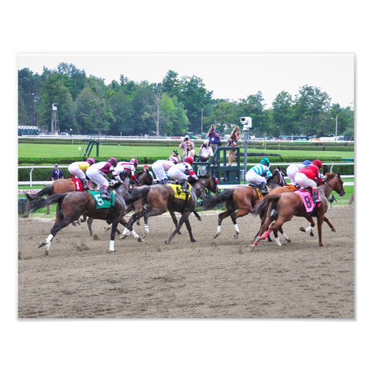 En ze zijn weg bij Saratoga Foto Afdruk (Voorkant)