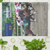 En ze zijn weg bij Saratoga Theedoek (Gevouwen)