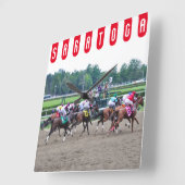 En ze zijn weg bij Saratoga Vierkante Klok (Hoek)