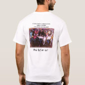 En ze zijn weg! t-shirt (Achterkant)