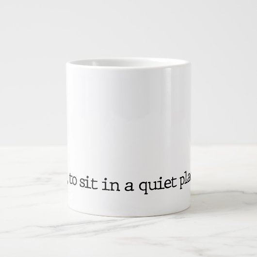 "...en zijn." Mok voor speciale poëzie