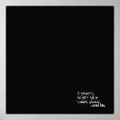 "...en zijn." Speciale gedichtenprint Folie Afdrukken (Voorkant)