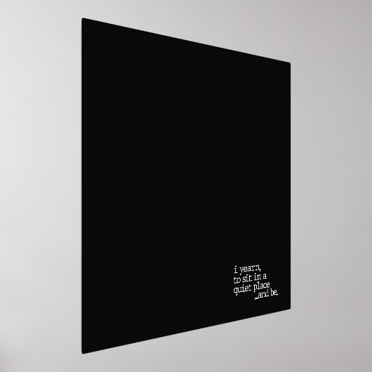 "...en zijn." Speciale gedichtenprint Folie Afdrukken (Laagn)