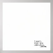 "...en zijn." Speciale gedichtenprint Folie Afdrukken (Voorkant)