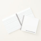 "...en zijn." Specialty Spiral Poetry Journal Notitieboek (Binnen)