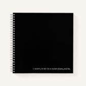 "...en zijn." Specialty Spiral Poetry Journal Notitieboek (Voorkant)