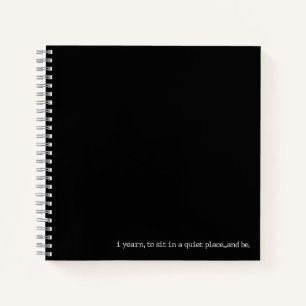 "...en zijn." Specialty Spiral Poetry Journal Notitieboek