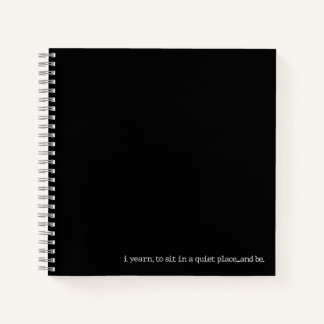 "...en zijn." Specialty Spiral Poetry Journal Notitieboek