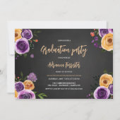 En zo begint het avontuur Floral Afstuderen Photo Kaart (Achterkant)