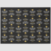 En zo begint het avontuur - het moderne Afstuderen Tissuepapier (Voorkant)