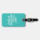 En zo begint het Avontuur - kan Kleur uitgeven Bagagelabel (Voorkant horizontaal)