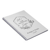 En zo begint het avontuur met de huwelijksplanning notitieboek (Rechterzijde)