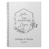 En zo begint het avontuur met de huwelijksplanning notitieboek (Voorkant)